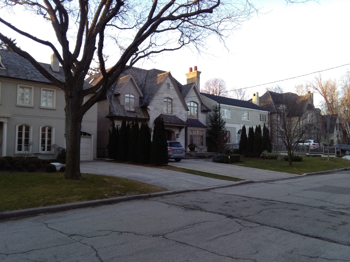rodinné domy v Torontu